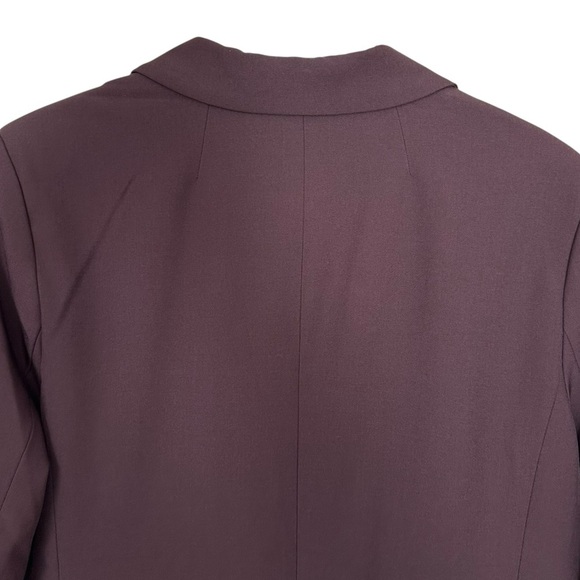 NWT Banana Republic Factory Sculpted Suit Blazer in Midnight Lily Purple Size 16 - Picture 9 of 11